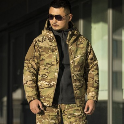 Chaqueta de Algodón para Hombre con Tecnología Reflectante y Aislamiento Térmico