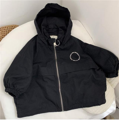 Chaqueta Impermeable Letras Infantil Unisex - Image 12