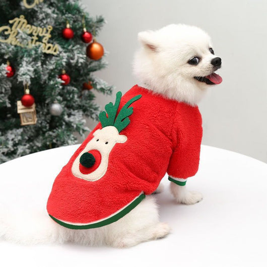 Suéter Navideño Pet Plus con Estampado Festivo