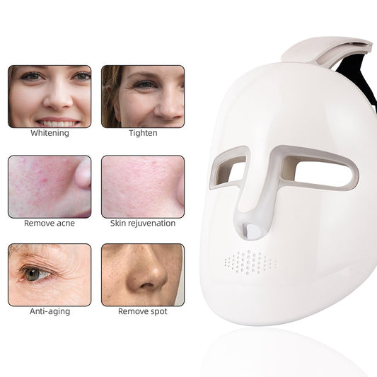 Mascarilla Facial LED con Luz de Colores y Carga Inalámbrica - Image 2