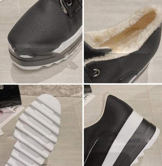 Zapatos de Algodón Cómodos con Punta Cuadrada y Suela Acolchada para Mujer - Image 2