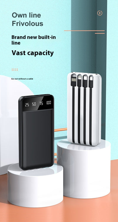 Batería Portátil 20000 mAh con Cable Integrado - Carga Rápida - Image 17
