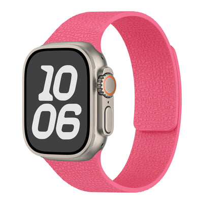 Correa Magnética para iWatch S10 Patrón Litchi Silicona Suave - Image 3