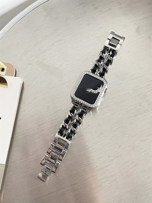 Correa de Reloj Cuero y Metal - Diseño Clásico Denim - Image 11