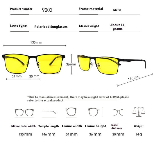 Gafas de Visión Nocturna para Conducción - Lentes Polarizadas Anti-Destello - Image 9