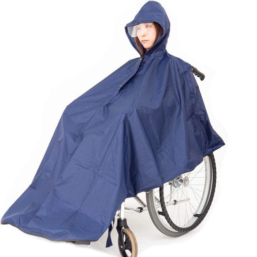 Poncho Impermeable Reflectante para Silla de Ruedas y Scooter de Movilidad