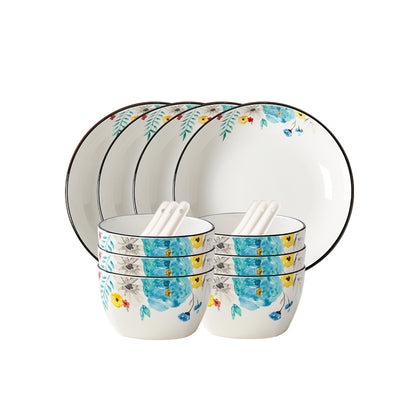 Juego de Vajilla Bone China con Diseño Floral - Image 4