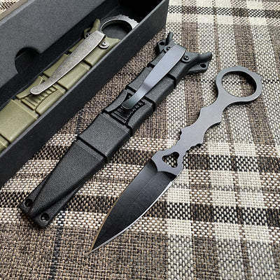 Cuchillo de Supervivencia Táctico de Hoja Recta - Defensa y Resistencia Extrema - Image 14