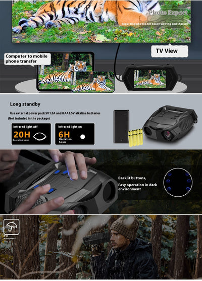 Cámara de Visión Nocturna 4K Full Color con Doble Tubo Infrarrojo - Image 9