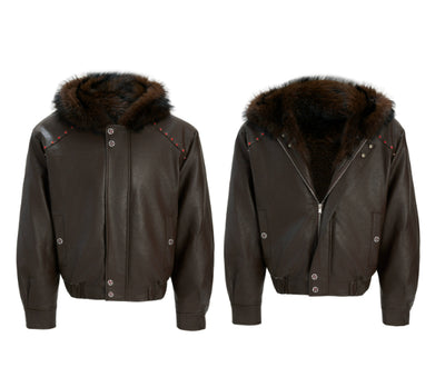 Abrigo de Invierno para Hombre con Forro Polar y Cuello de Piel - Image 4