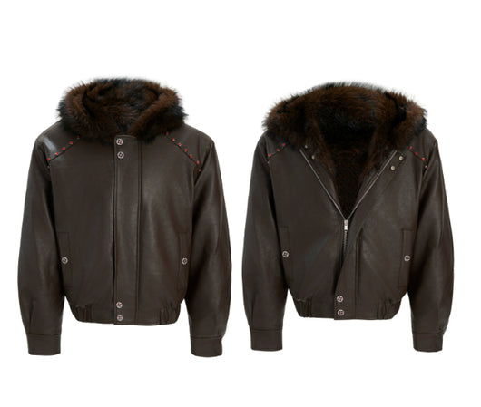 Abrigo de Invierno para Hombre con Forro Polar y Cuello de Piel - Image 4