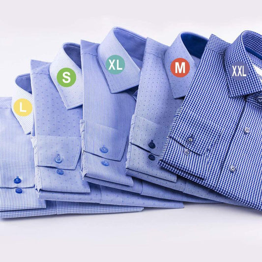 Rollo de 500 Etiquetas Adhesivas para Tallas de Ropa y Accesorios