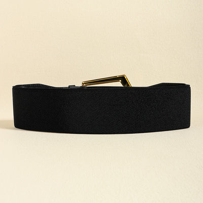 Cinturón Elástico Metálico Negro Ajustable - Accesorios de Moda para Abrigos y Faldas - Image 20