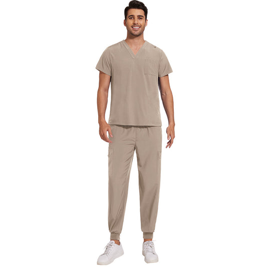 Uniforme de Trabajo Cuello V Ligero y Transpirable para Hombre - Image 2