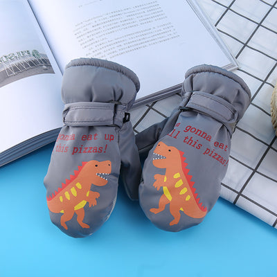 Guantes de Esquí Infantiles Impermeables con Forro Polar Acolchado - Image 5
