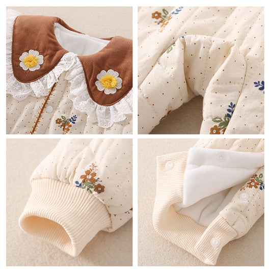 Pijamas Florales de Invierno para Bebé - Image 6