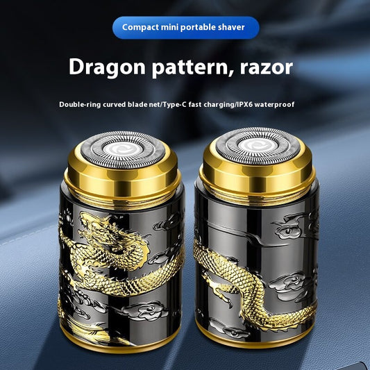 Afeitadora Eléctrica con Patrón de Dragón 3D