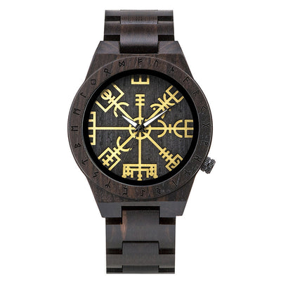 Reloj de Madera Ebony Leisure - Elegancia Natural - Image 10