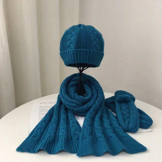 Gorros de Lana Cálidos para Padres e Hijos