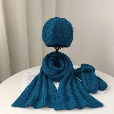 Gorros de Lana Cálidos para Padres e Hijos