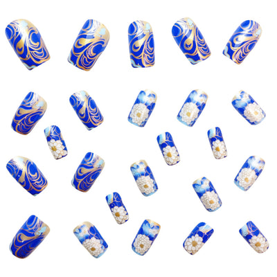 Set de 24 Uñas Postizas Desprendibles Medianas - Image 5