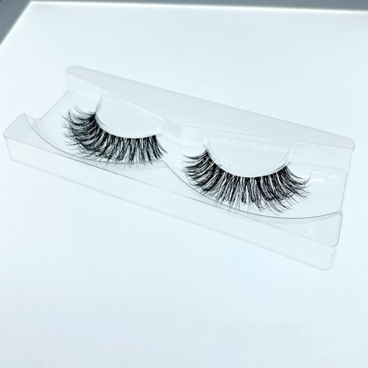 Pestañas Postizas 3D de Fibra Química con Tallo Transparente - Image 14