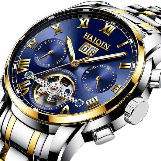 Reloj Automático Mecánico Hueco Luminoso Resistente al Agua para Hombre - Image 2