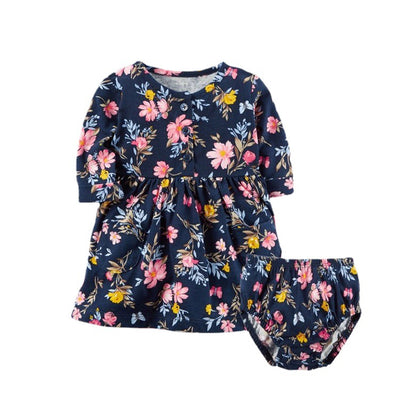 Vestido Largo Casual con Mangas y Shorts Integrados - Image 9