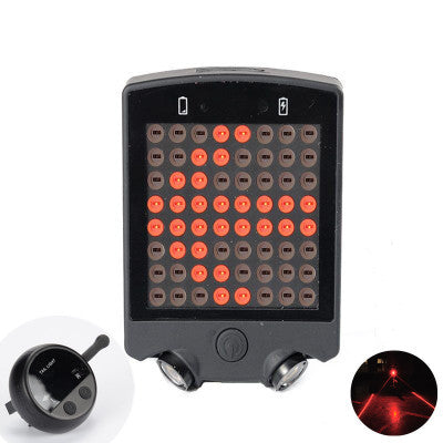 Luz Trasera para Bicicleta con Control Remoto y Giro Integrado - Image 3
