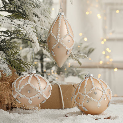 Bola de Navidad Decorativa de Vidrio Soplado - Adorno Artesanal para Árbol - Image 11