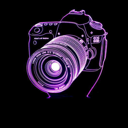 Lámpara Nocturna Acrílica con Visión Creativa Multicolor - Image 4