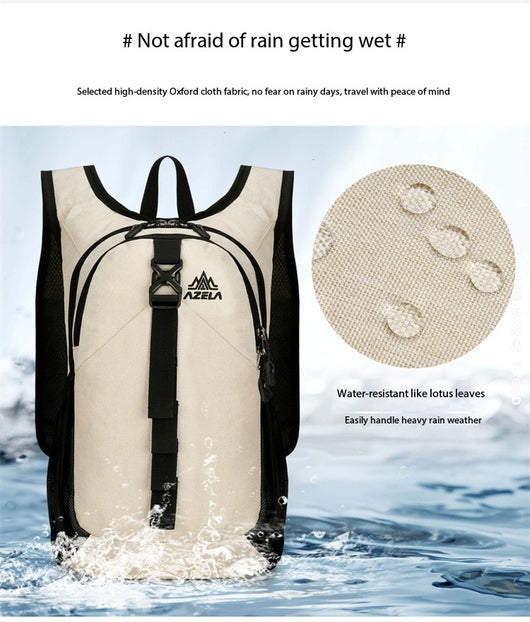 Mochila Casual AZELA Púrpura Ligera, Daypack Multicompartimento con Malla Transpirable - Image 25