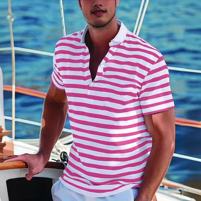 Polo Casual de Rayas para Hombre - Cómodo y Versátil - Image 3