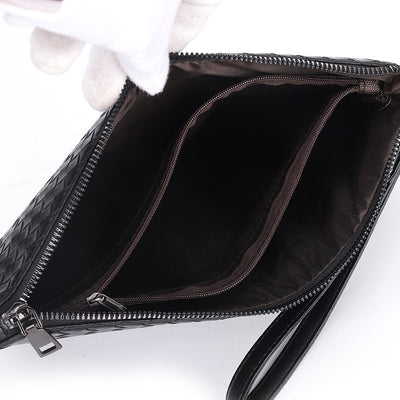 Bolso de Mano Tejido Cuadros PU Piel Premium - Image 2