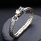 Pulsera Tejida Plata 925 Diseño Grifo Grosor Premium