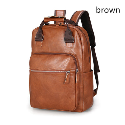 Mochila de Viaje Ejecutiva de Cuero PU con Gran Capacidad - Image 5