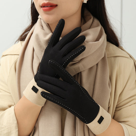 Guantes Térmicos Coreanos para Mujer con Forro Dralon y Pantalla Táctil