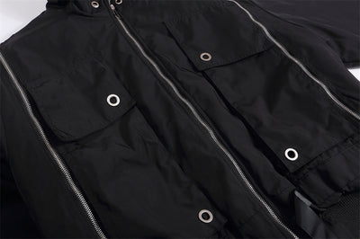 Chaqueta Acolchada de Algodón con Cuello Funcional y Diseño de Costuras - Image 15