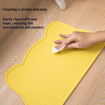 Tapete de Silicona con Forma de Gato - Impermeable y Fácil de Limpiar - Image 4