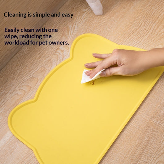 Tapete de Silicona con Forma de Gato - Impermeable y Fácil de Limpiar - Image 4