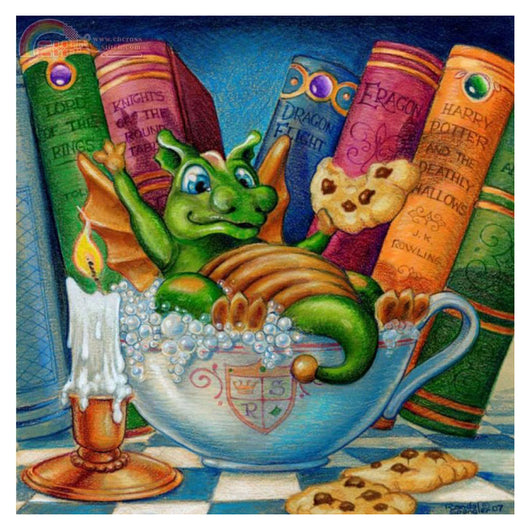 Kit de Pintura de Diamantes 5D - Dragón y Animales Cartoon - Image 18