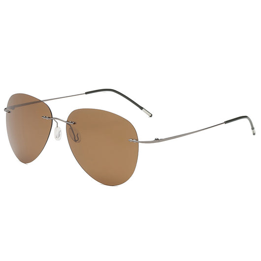 Gafas de Sol Polarizadas Titanio Ultraligeras sin Marco - Image 7