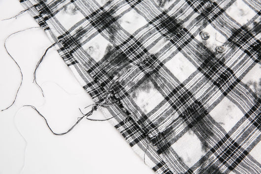 Camisa Cuadros Retro Oversize Manga Corta - Image 9