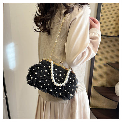 Bolso Tipo Shell con Broche Floral para Cenas Elegantes - Image 10