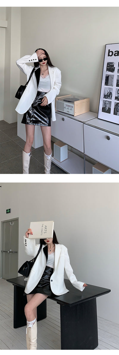 Traje Blazer Blanco Mujer - Elegancia y Sofisticación Urbana - Image 13