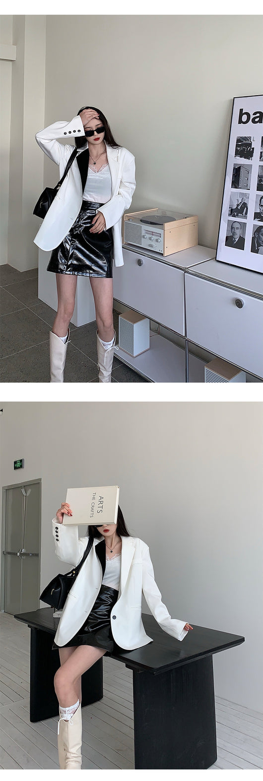 Traje Blazer Blanco Mujer - Elegancia y Sofisticación Urbana - Image 13