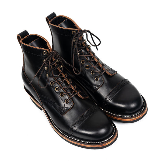Botas de Cuero Genuino para Hombre - Estilo Trabajo Otoño Invierno - Image 5