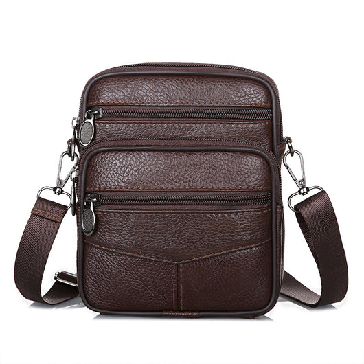 Bolsa Mensajero de Cuero Genuino para Hombre - Piel de Res Premium - Image 9