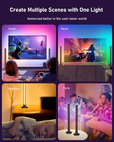 Lámpara LED Inteligente Rítmica con WIFI y Diseño Graffiti - Image 16