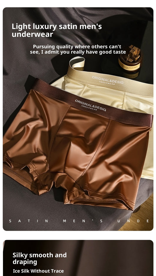 Bóxers de Seda de Hielo Ligera de Lujo para Hombre - Transpirables para Verano - Image 35